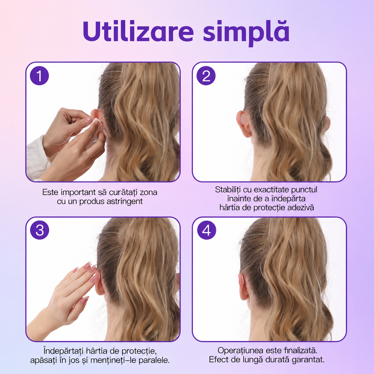 Set 4 Corectori pentru Urechi