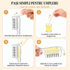 Pieptene Aplicator pentru Păr și Scalp