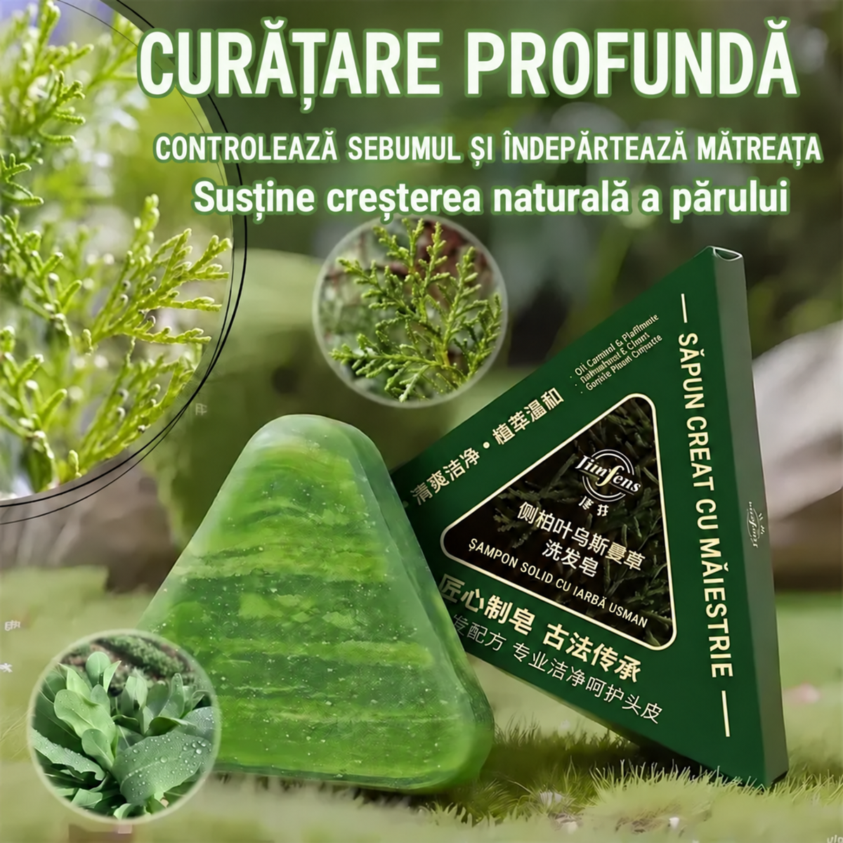 Sampon solid pentru cresterea parului